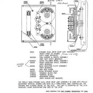 GATE LIMIT ASSEMBLY