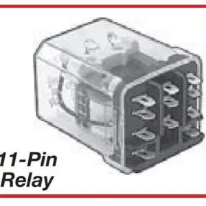 RELAY, 11 PIN, 3 POLE - 12 VAC