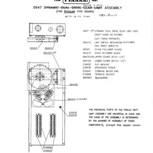 DOOR LIMIT ASSEMBLY - 8" REGULAR