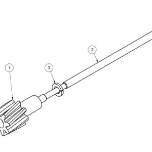 PINION ASSEMBLY (GATE)