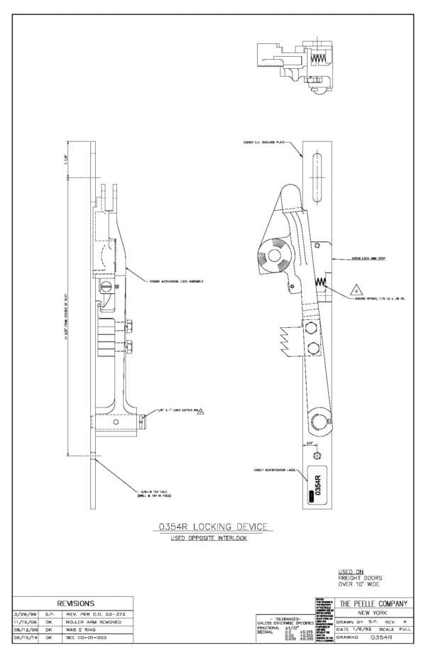 MECHANICAL BARLOCK - R.H.