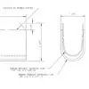 ASTRAGAL FLAP ASSEMBLY - 1/8" x 6 1/2" W - Image 2