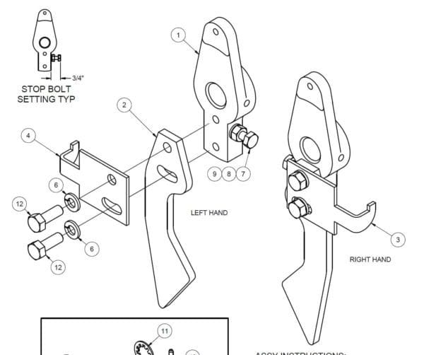 TENSION LATCH PACKAGE REGULAR