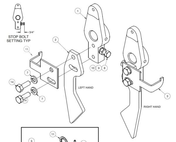 SIDE TENSION LATCH PACKAGE PASS