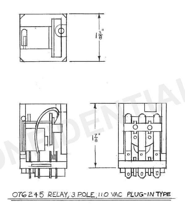 RELAY-3 POLE - 120V AC