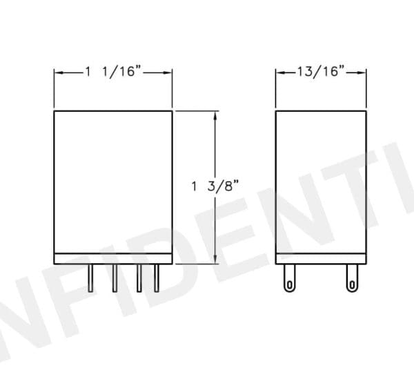 RELAY, 2 POLE, 10A, 24VDC