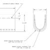 ASTRAGAL FLAP ASSEMBLY - 1/8" X 5 1/2" W - Image 2