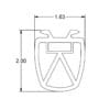 EXTRUDED RUBBER GATE EDGE - Image 2