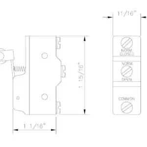 3-POINT MICRO SWITCH
