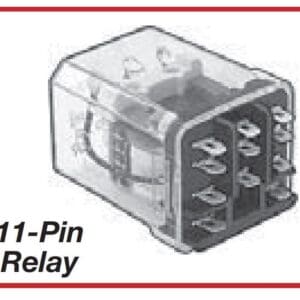 RELAY, 11 PIN, 3 POLE - 12 VAC
