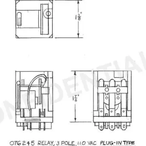 RELAY-3 POLE - 120V AC