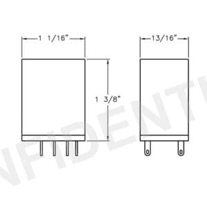 RELAY, 2 POLE, 10A, 24VDC