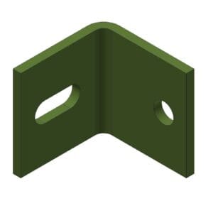 CLIP ANGLE, GATE RAIL