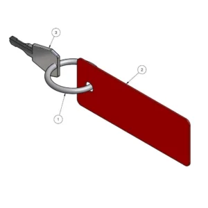 CYLINDER LOCK KEY (001)