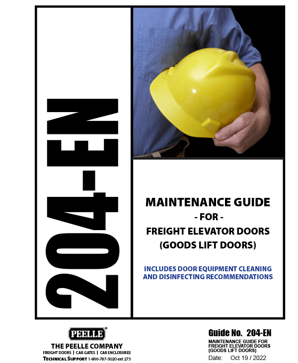 204 - Maintenance Guide For Freight Elevator Doors (Goods Lift)