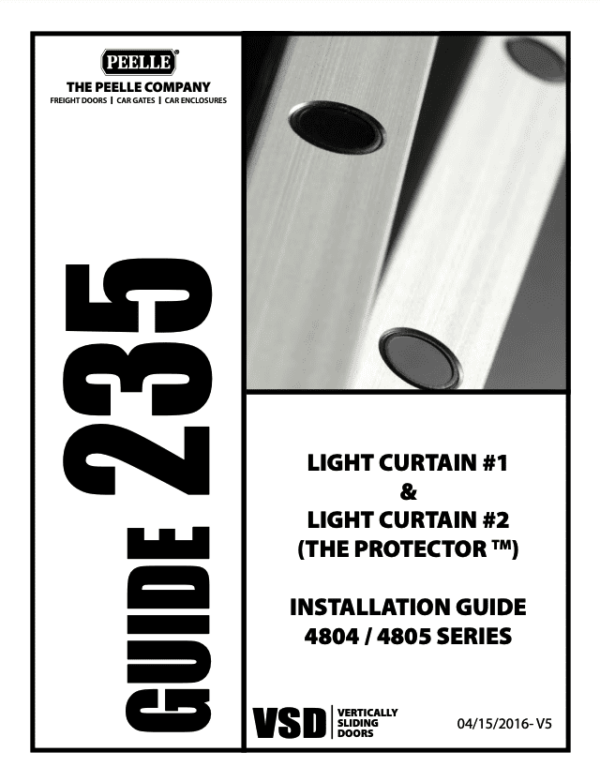 235 - Light Curtain Installation Guide - 4804 / 4805