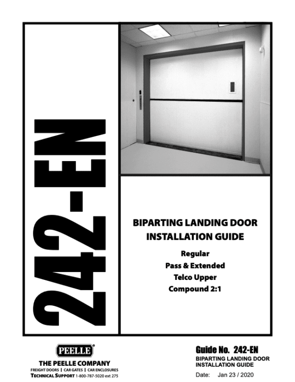 242 - Biparting Landing Door Installation Guide