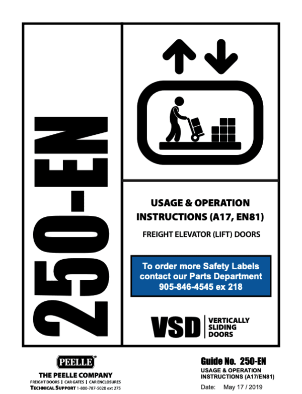 250 - Usage & Operation Instructions