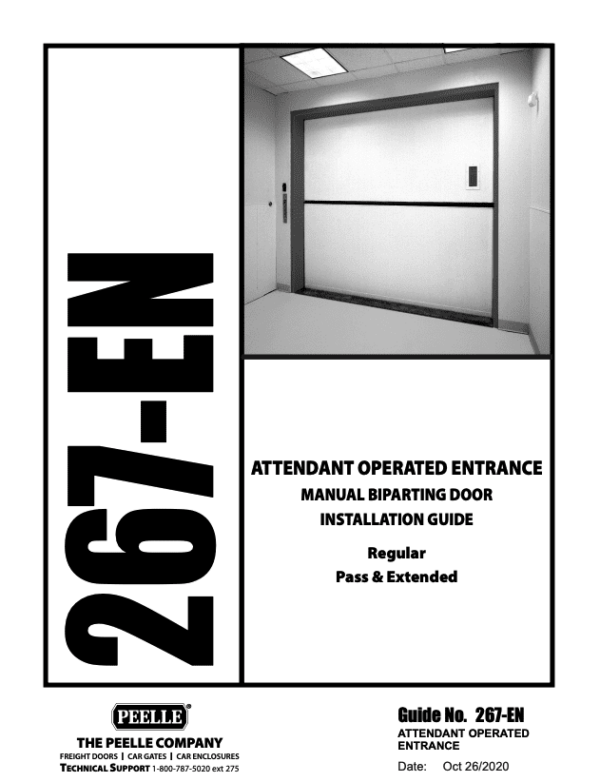 267 - Attendant Operated Entrance Installation Guide