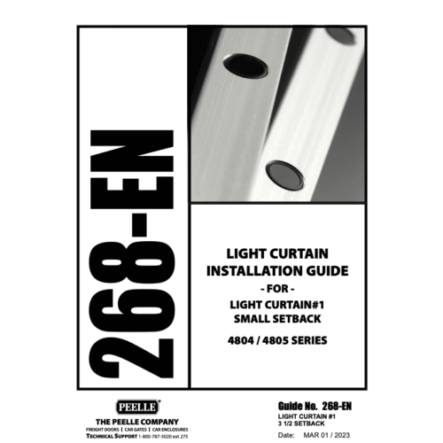 268 – Light Curtain Installation Guide (Small Setback)