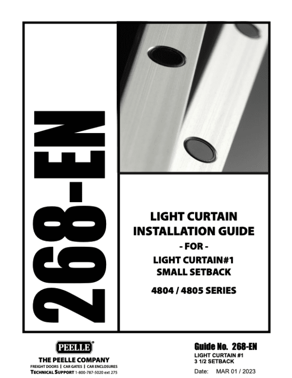 268 - Light Curtain Installation Guide (Small Setback)